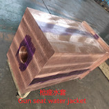 Gun seat copper water jacket