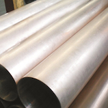 Large or extra-large diameter copper-nickel alloy tube and copper tube