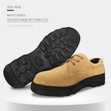 Insulated shoes (yellow and suede)