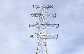 37 towers of the new 110KV output transmission line program installed