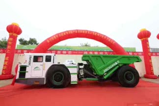 Jinchuan unveils first new energy unmanned underground mining truck