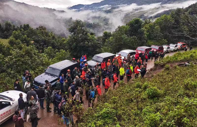 Search continues for 4 geological workers in Yunnan
