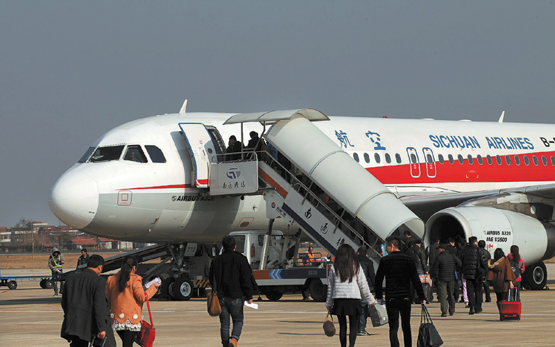 Several flights reopen at Nantong airport
