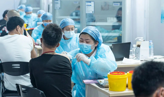 Chongchuan district resumes COVID-19 vaccination