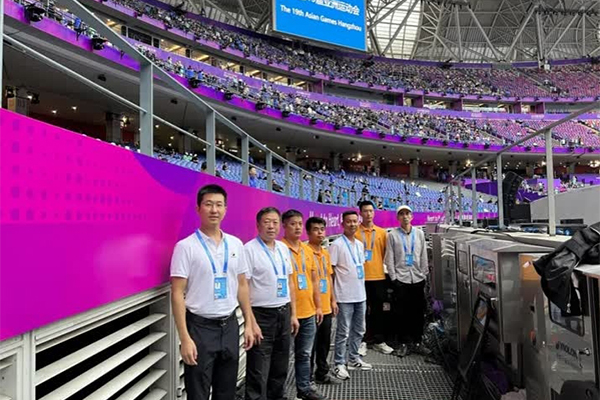 Flagpoles made by Tongzhou firm shine at Asian Games