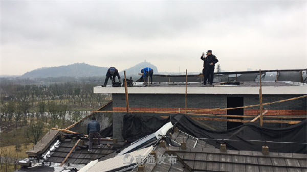 Chongchuan dismantles unlicensed construction buildings  