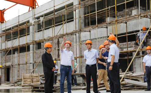 Chongchuan govt departments work together on project