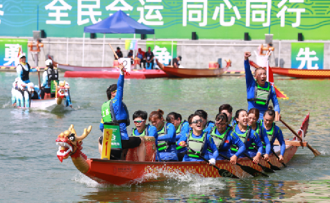 Nantong dragon boat teams scoop up medals at National Games