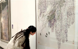 Exhibition of works created by new artists kicks off in Nantong