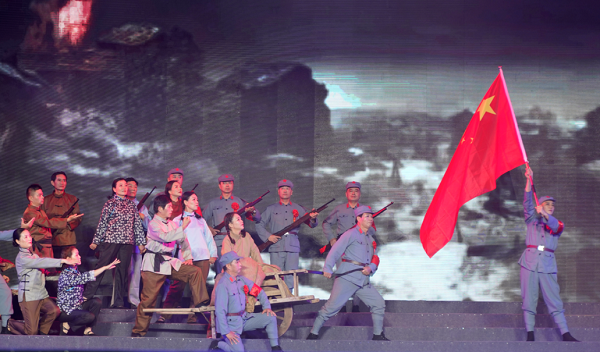 Cultural performances celebrate CPC centenary in Haimen