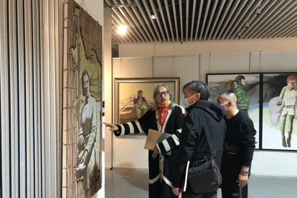 Hua Zhenming's oil painting exhibition opens in Tongzhou