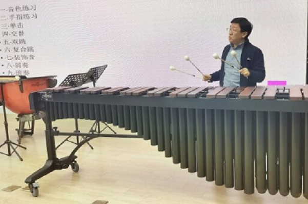 Percussion workshop inspires Chongchuan youth with magic of music