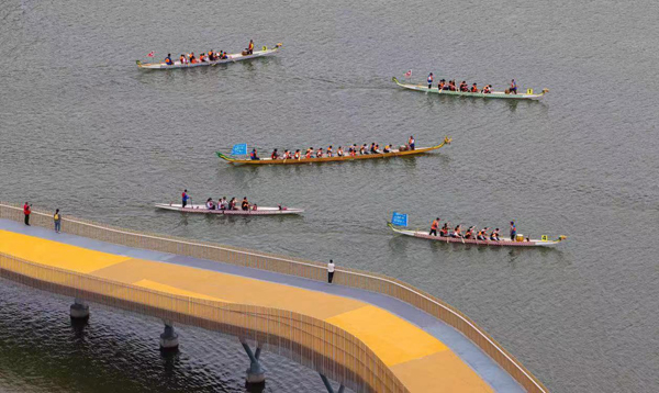 NETDA puts on exciting dragon boat race