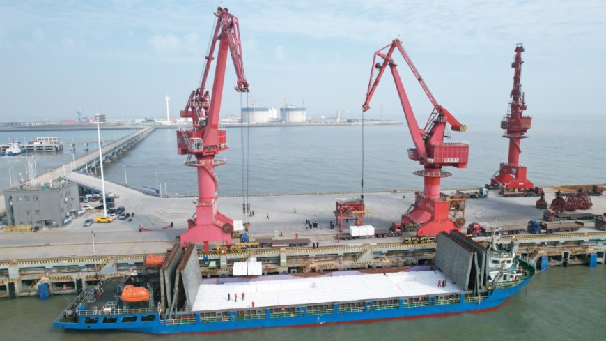 General-purpose terminal at Yangkou Port upgrades to enhance regional economic development