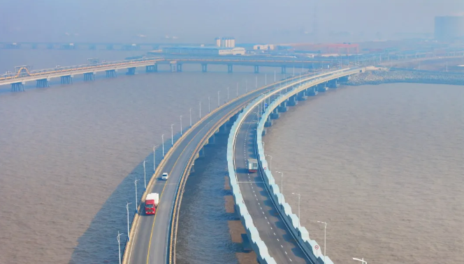 Yangkou Port EDZ's Huanghai Second Bridge opens to traffic