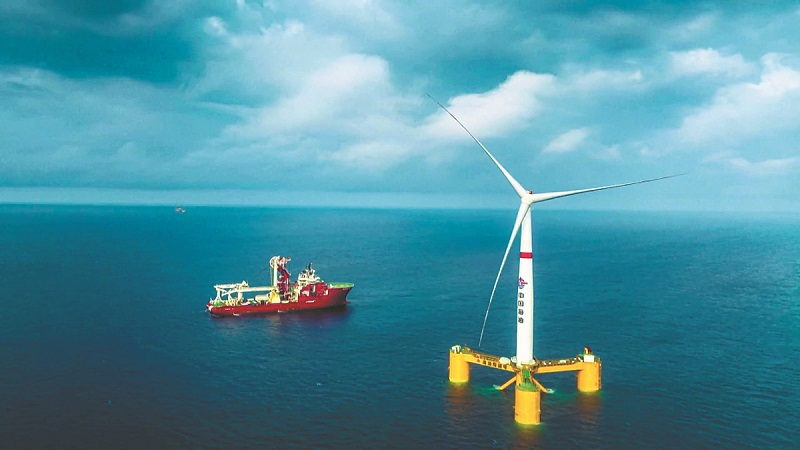 China achieves major headway with nation's first deep-sea wind power site