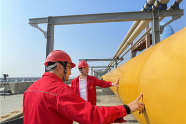 Progress made in Jiangsu coastal gas pipeline construction