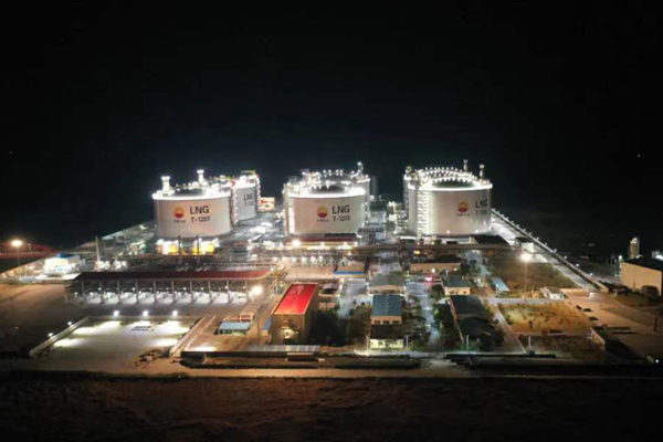 Yangkou port achieves LNG unloading record in 2021