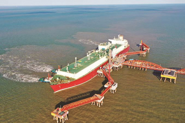 LNG terminal boosts Yangkou Port  