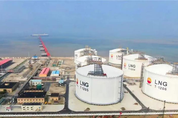 Jiangsu LNG terminal maintains peak operations