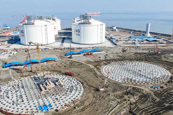Expansion of Rudong's LNG terminal makes major process