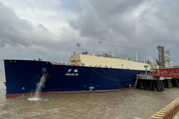 8th LNG tanker arrives in Yangkou port