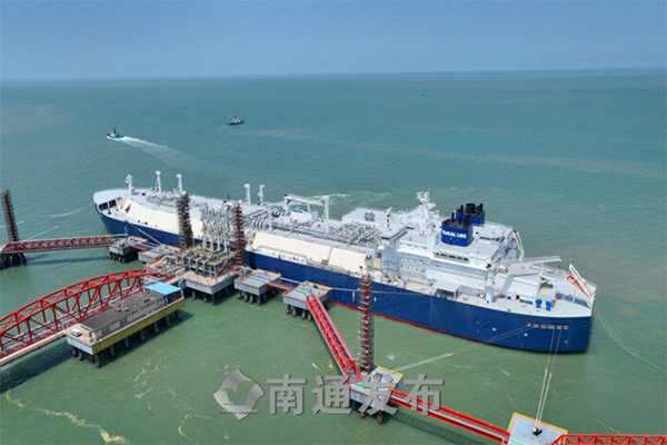 LNG terminal in Rudong receives 70 pct of LNG vessels from BRI countries