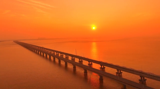 Final preparations underway for opening of Yangkou Port's Huanghai Second Bridge