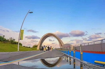 Qidong promotes construction of ecological landscape belt