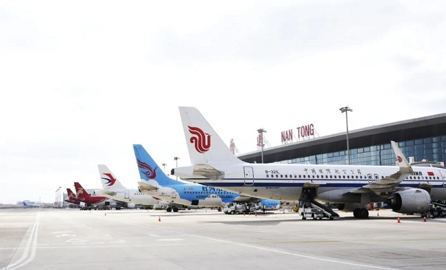 Nantong airport resumes air routes