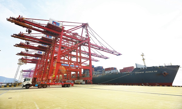 Bustling scenes at Ningbo Zhoushan Port offer snapshot of BRI's feat in past decade