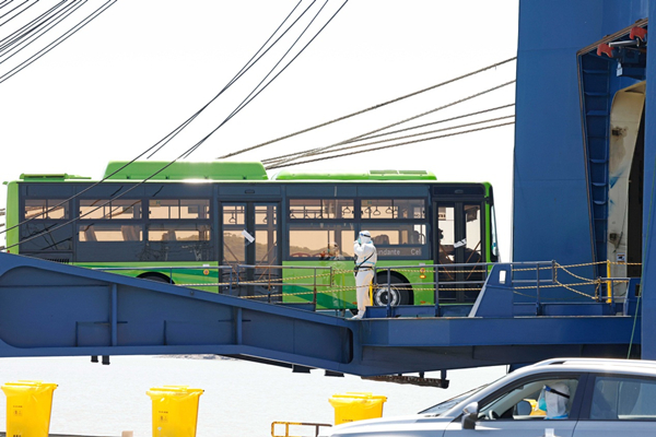 70 buses exported from Ningbo for Mexico