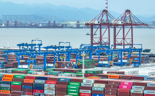 Ningbo-Zhoushan port sees rising cargo, container throughput in 2023