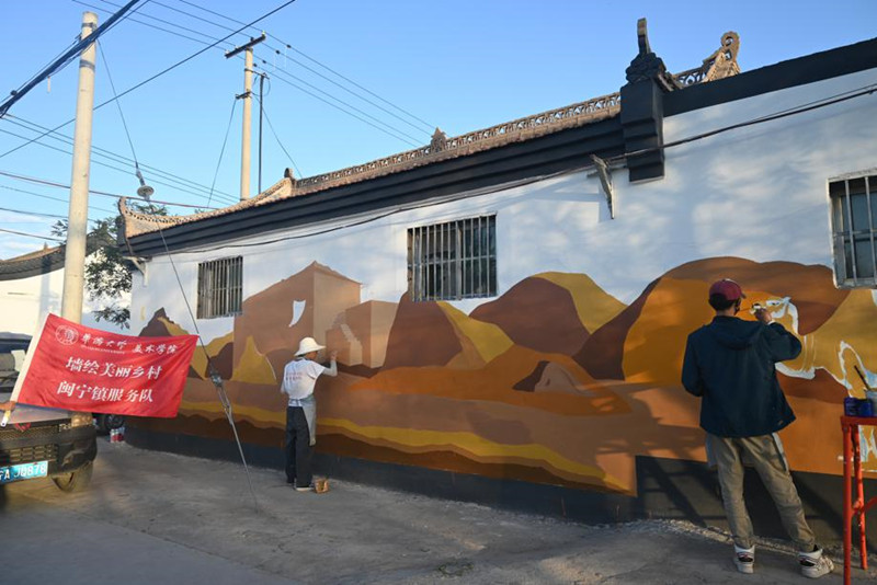 Art project lifts image of village in Ningxia.jpg