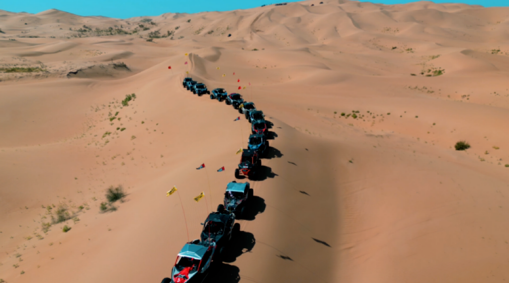 Desert crossing sets world record in Inner Mongolia