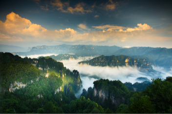 Guangwu Mountain launches three summer tourism routes