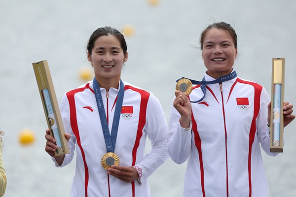 Sun win women's canoe double 500m gold at Paris Olympics