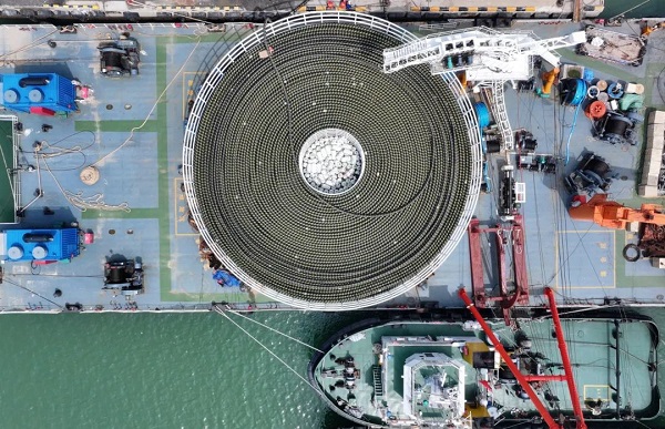 Dongying delivers Shandong's longest submarine cable