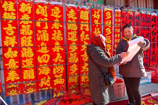 Shandong alive with bustling New Year's fairs