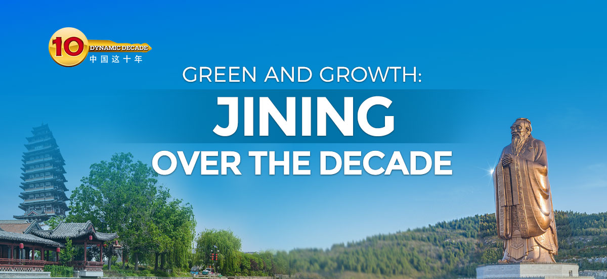 Green and Growth: Jining over the decade