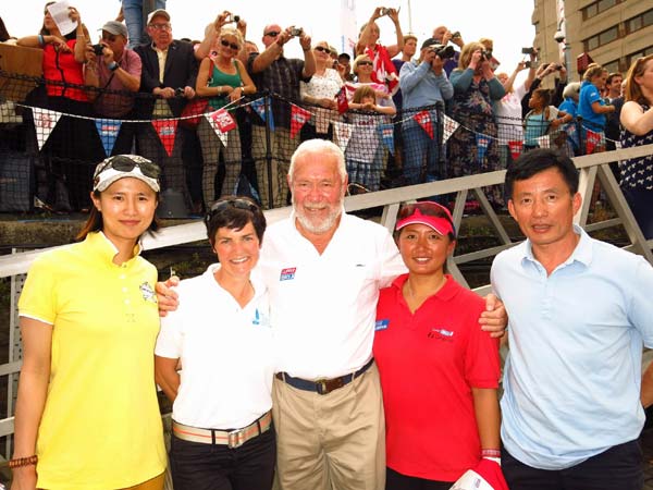 Female sailor from Qingdao finishes circumnavigation