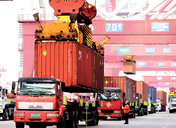 Robust trade eases slowdown worries