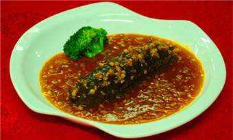 Minced meat trepang (肉末海参/Rou Mo Hai Shen)