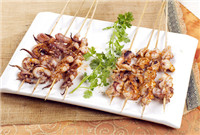 Qingdao grilled squid (青岛烤鱿鱼/Qingdao Kao You Yu)