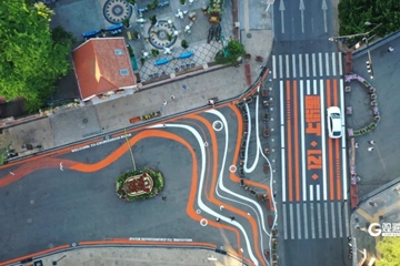 Qingdao's zebra crossing gets creative overhaul