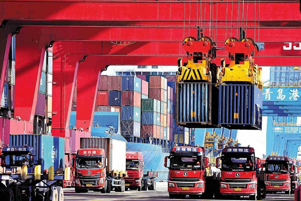 Qingdao Port's cargo, container throughput grows in Q1