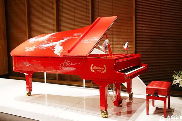 World's first art piano exhibition hall opens in Qingdao
