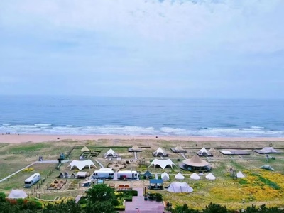 Campsite in Qingdao West Coast New Area offers serene escape