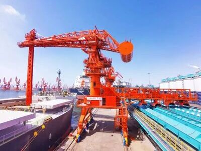 China's first automated unmanned grain terminal is set to launch at Qingdao Port