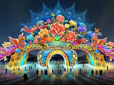 Qingdao welcomes Spring Festival with art lantern festival